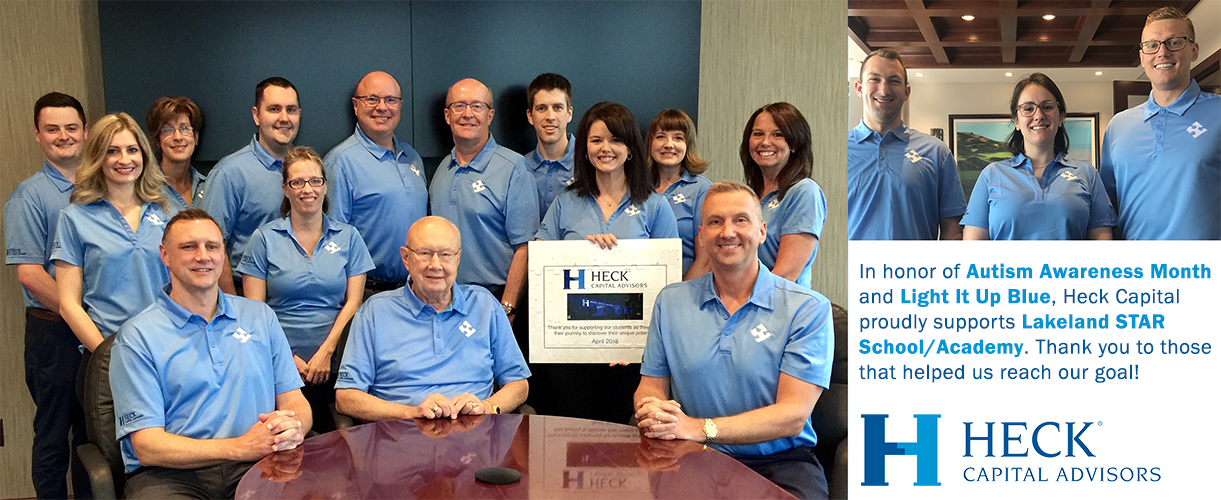 Heck Capital raises awareness for Autism 