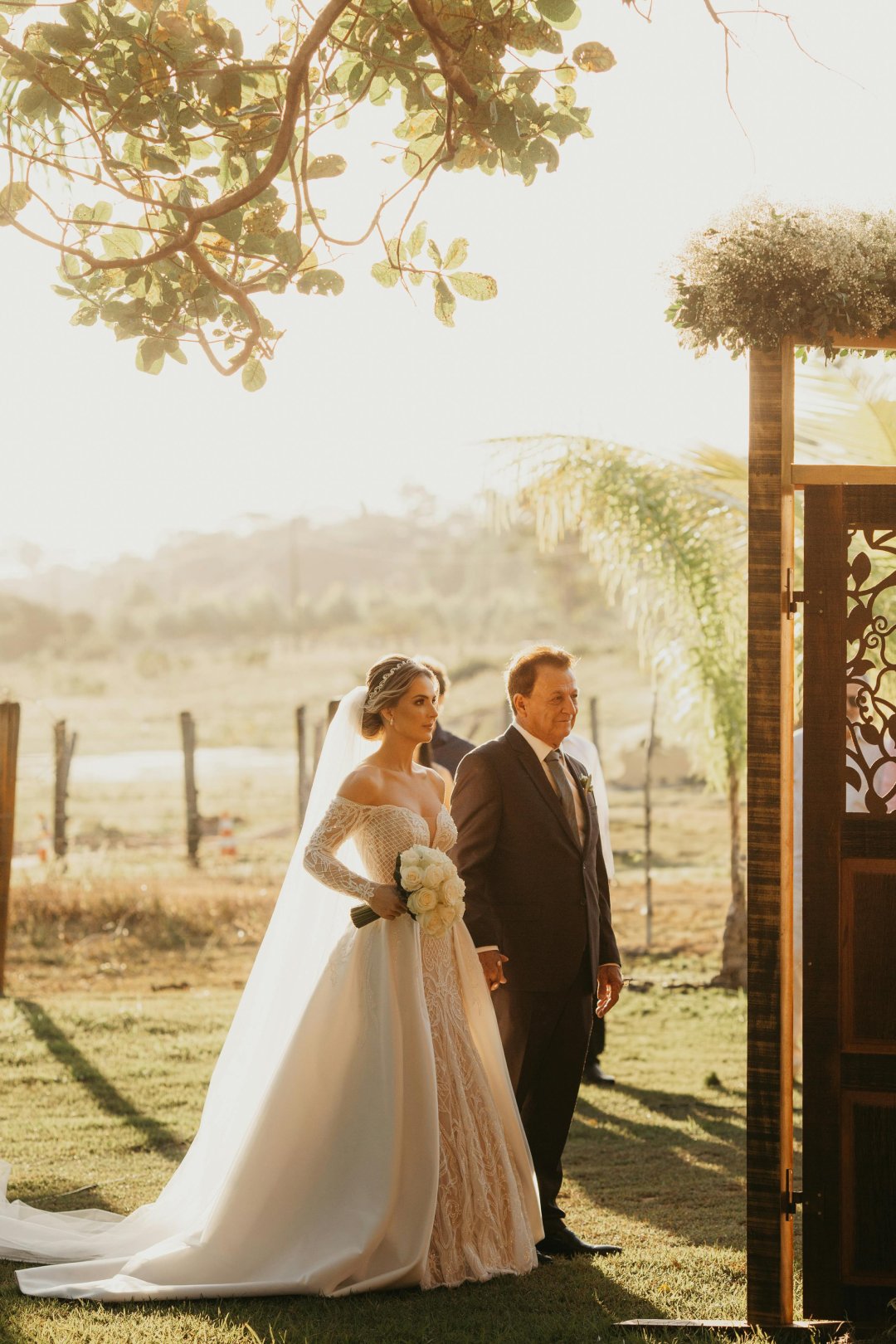 Couple's Wedding moment 