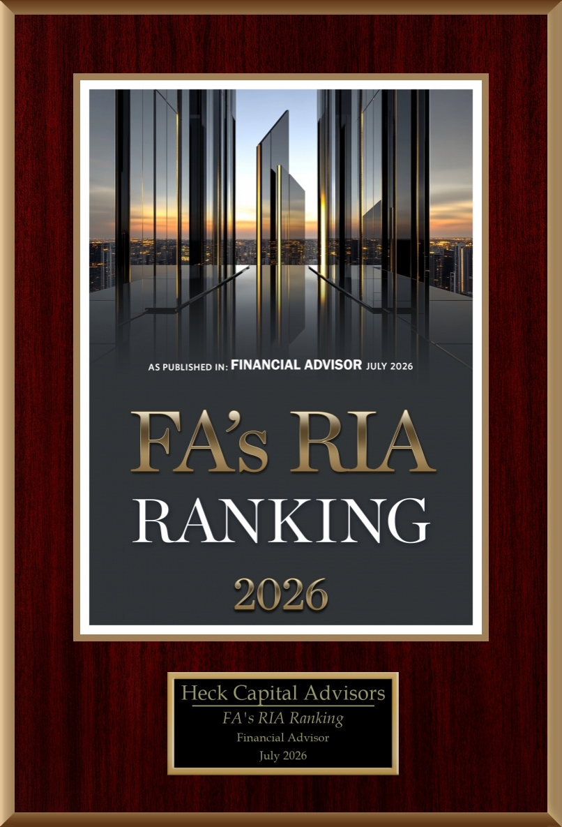Heck Capital Advisors Recognized as one of the Top 150 Fastest-Growing RIAs by Financial Advisor Magazine